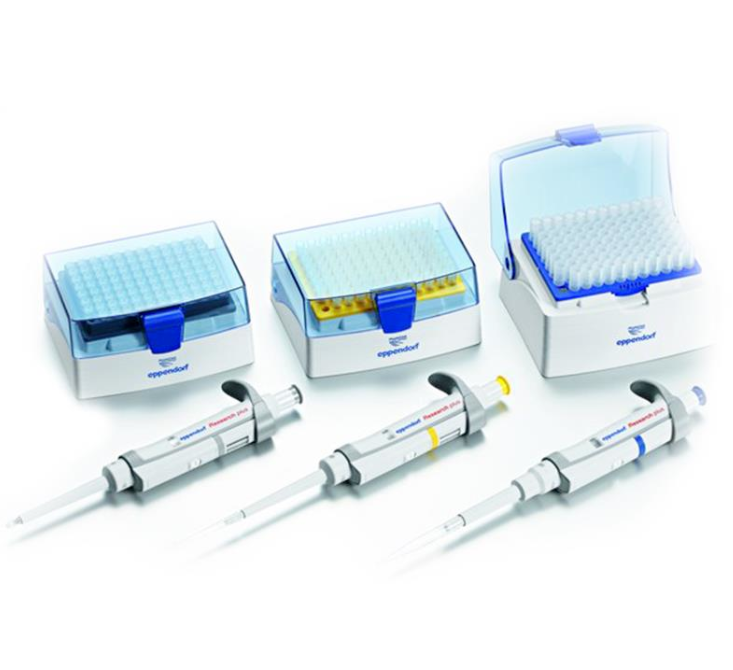 Eppendorf Research Plus Standard Automatic Pipette Set Complete with 0.